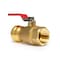 Quickfitting 3/4in Push-to-Connect x 3/4in FNPT Brass Full Port Female Ball Valve LF922FR - alternate 1